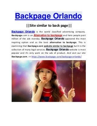 backpagesorlando