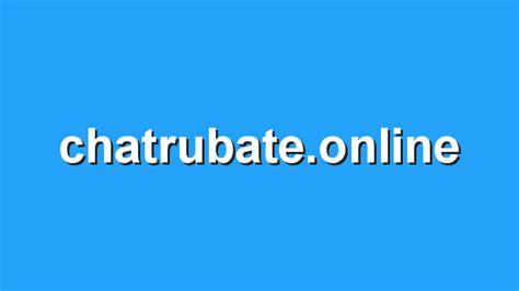 chatrubate