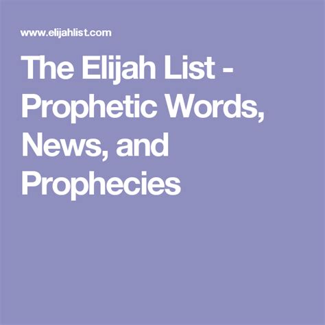 elijahlist