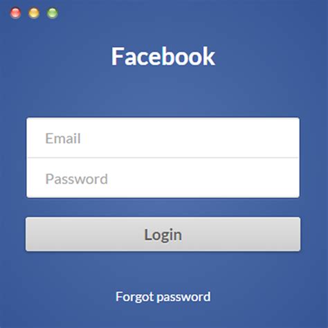 login+facebook